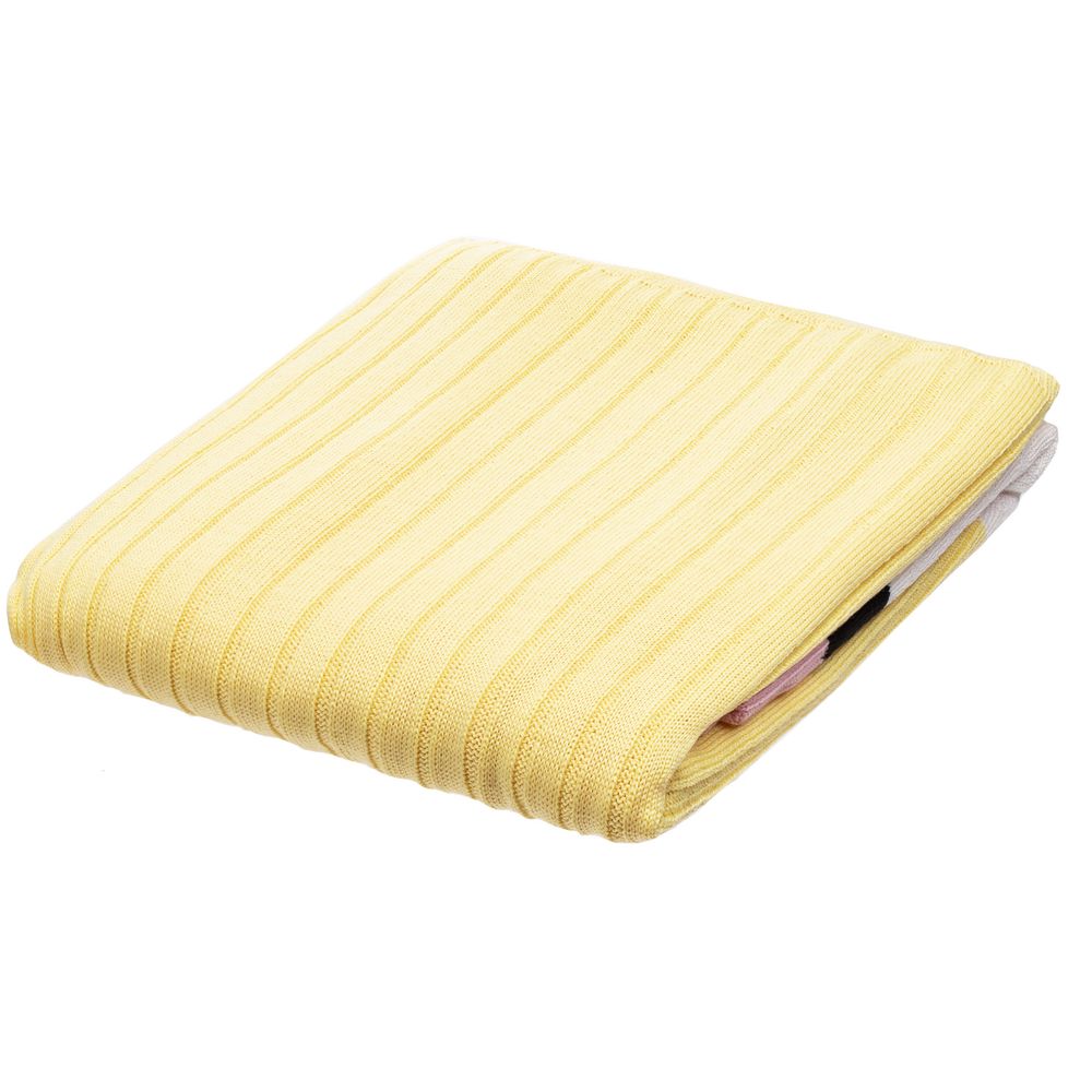 Плед Friolenta, желтый с розовым — изображение 4