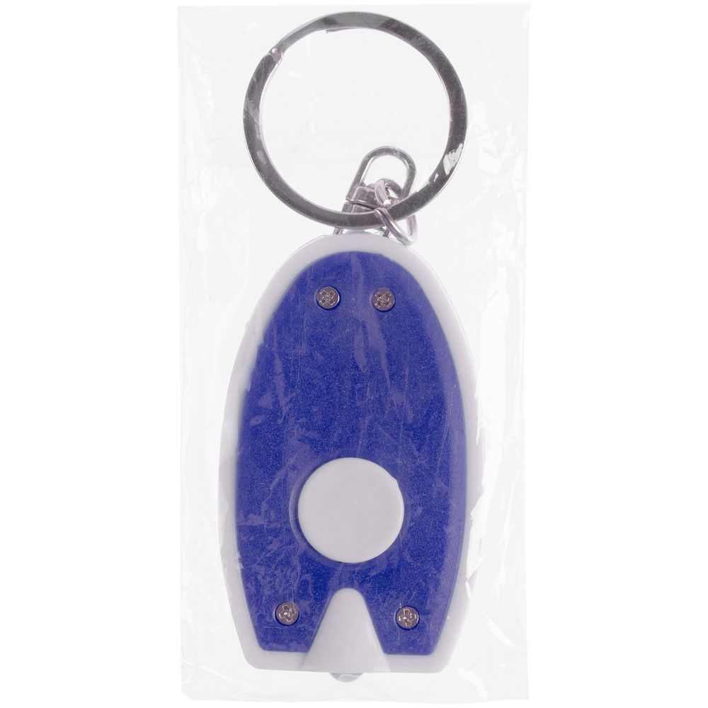 Брелок-фонарик Vivid, ver.2, синий с белым — изображение 4