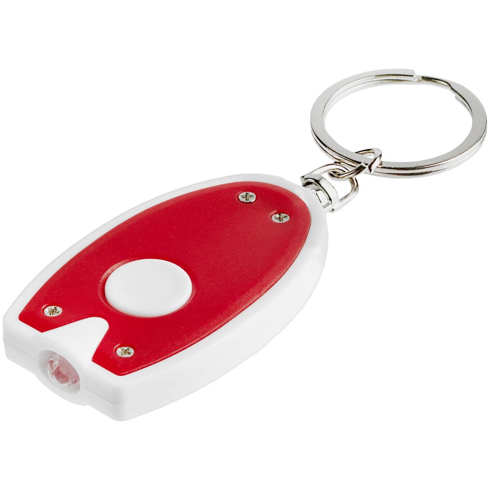 Брелок-фонарик Vivid, ver.2, красный с белым — изображение 3