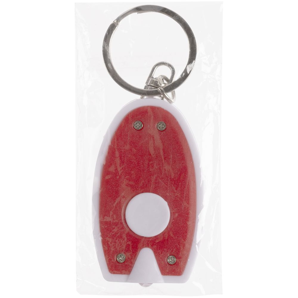 Брелок-фонарик Vivid, ver.2, красный с белым — изображение 4