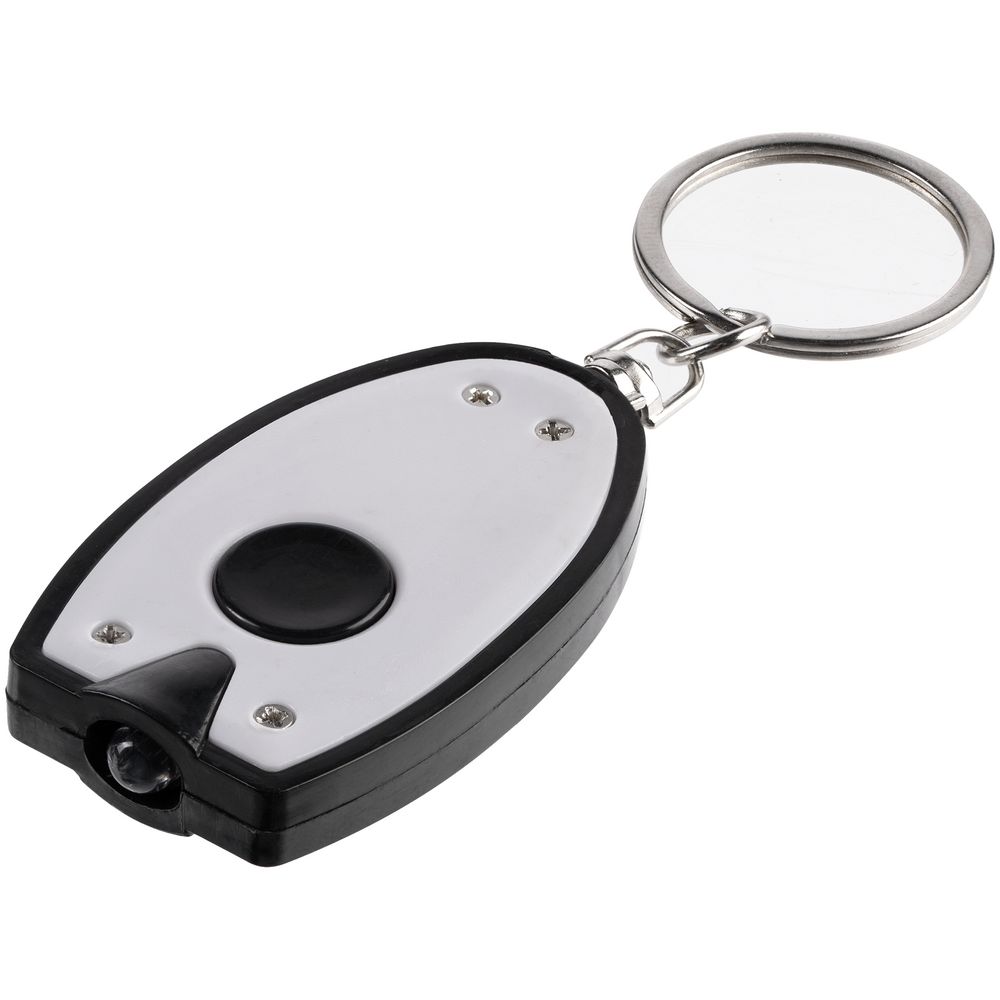 Брелок-фонарик Vivid, ver.2, белый с черным — изображение 3