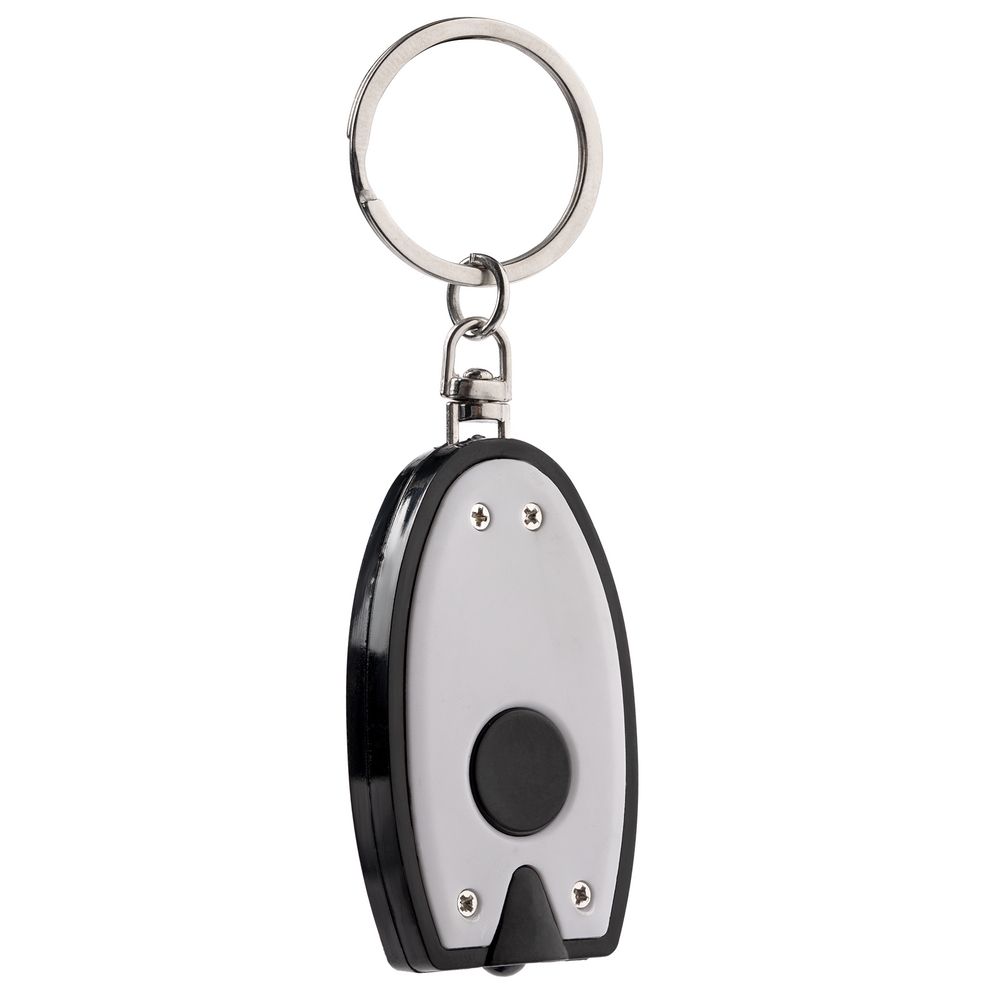 Брелок-фонарик Vivid, ver.2, белый с черным — изображение 2