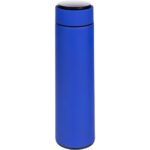 Смарт-бутылка с заменяемой батарейкой Long Therm Soft Touch, синяя