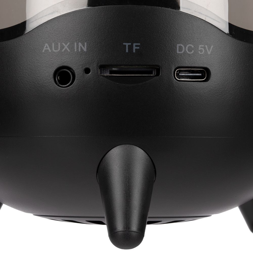 Беспроводная колонка с подсветкой soundFlicker, черная — изображение 5