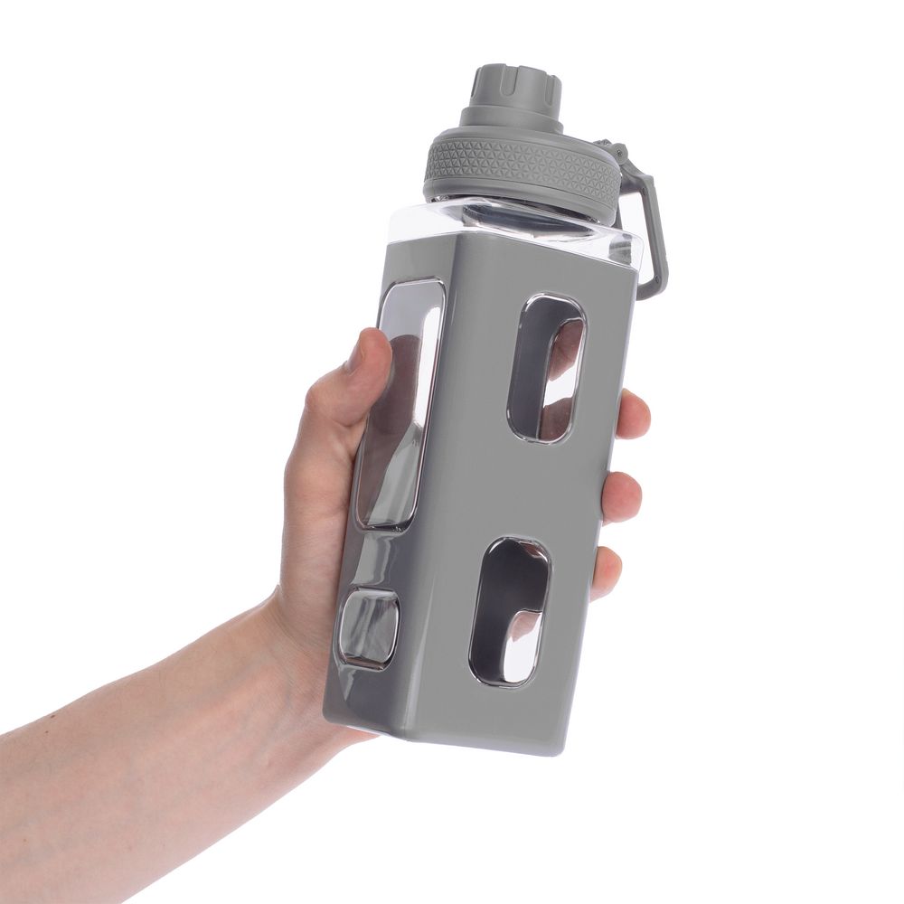 Бутылка для воды Square Fair, серая — изображение 6