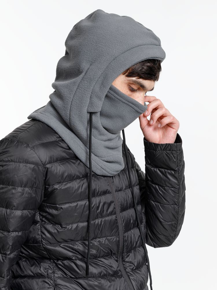 Балаклава-капюшон Nesse, серая — изображение 6