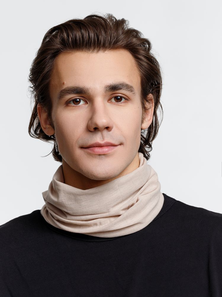 Многофункциональная бандана Dekko, бежевая — изображение 5