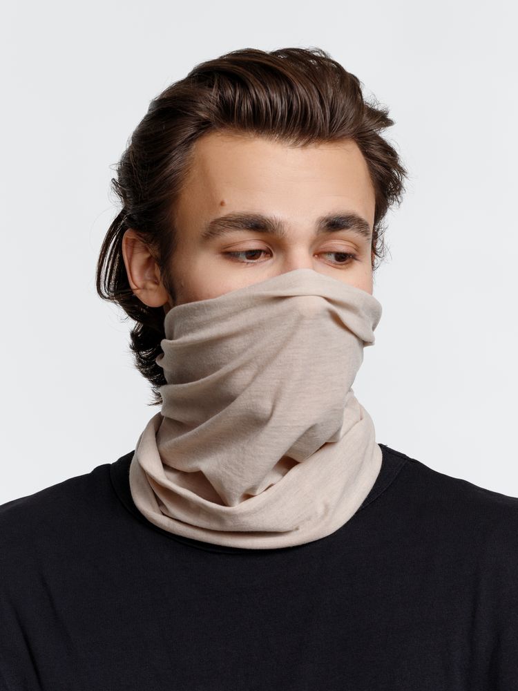 Многофункциональная бандана Dekko, бежевая — изображение 6