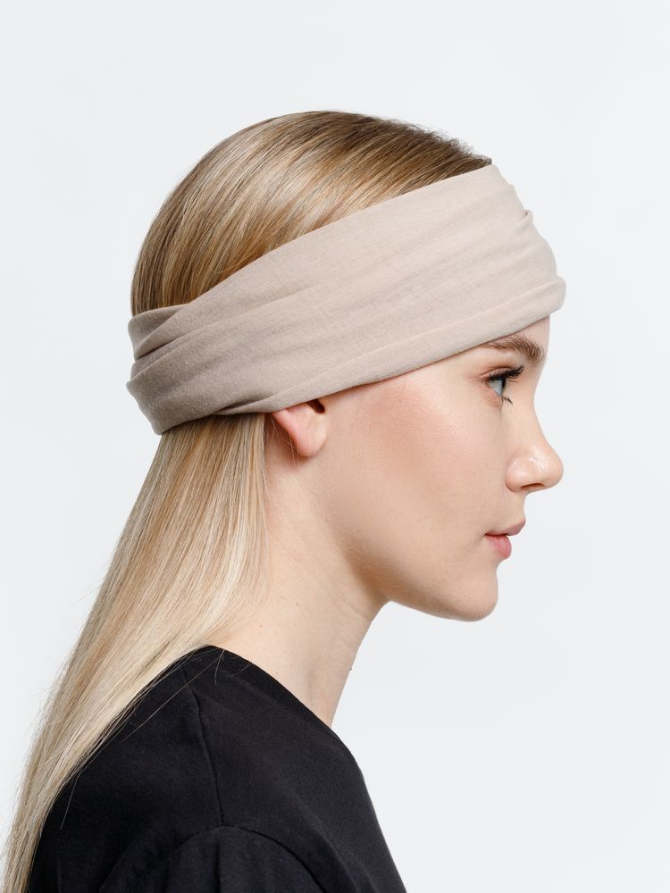 Многофункциональная бандана Dekko, бежевая — изображение 11