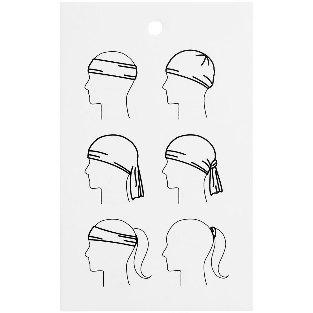 Многофункциональная бандана Dekko, белая — изображение 3