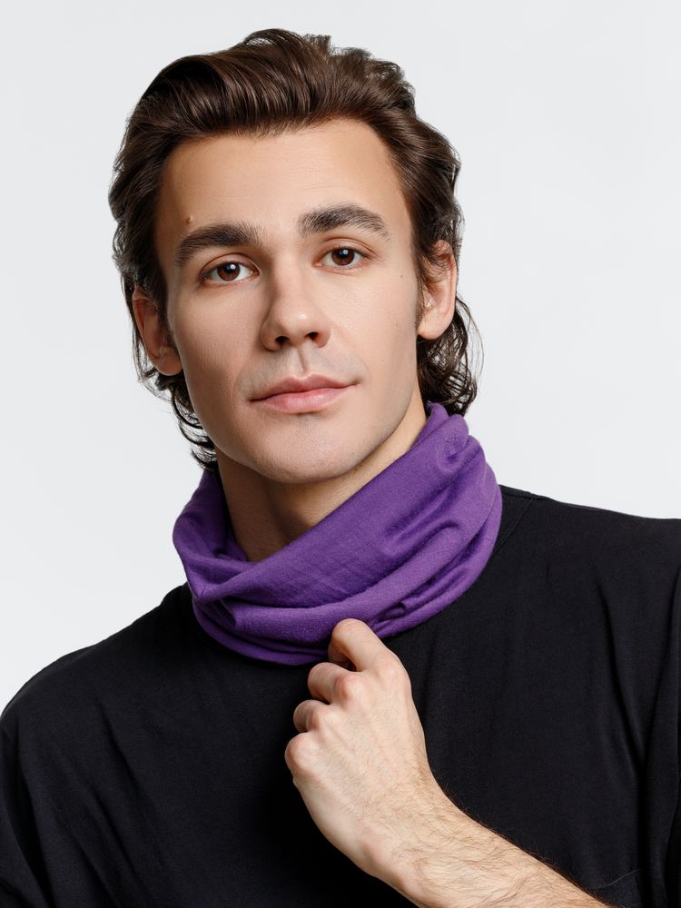 Многофункциональная бандана Dekko, фиолетовая — изображение 5