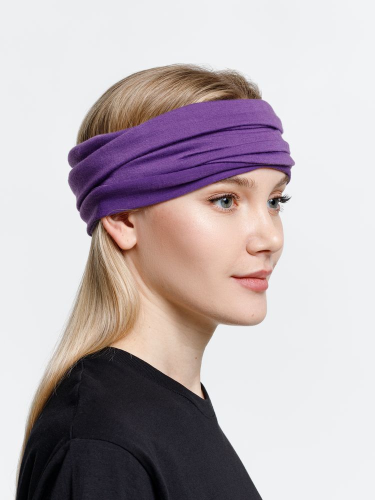 Многофункциональная бандана Dekko, фиолетовая — изображение 11