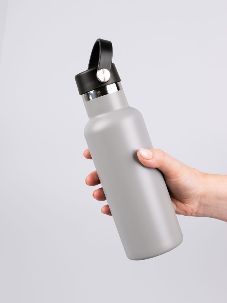 Термобутылка Bidon, серая — изображение 10