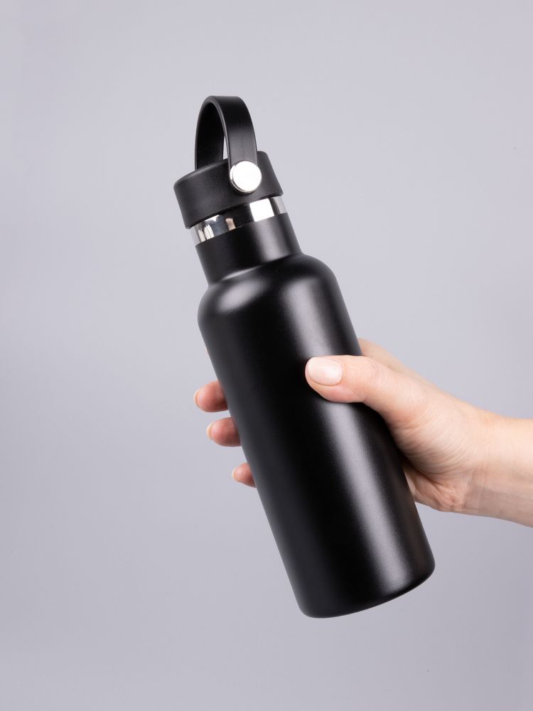 Термобутылка Bidon, черная — изображение 9