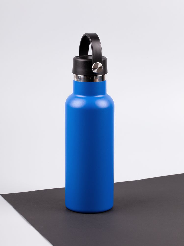Термобутылка Bidon, синяя — изображение 9