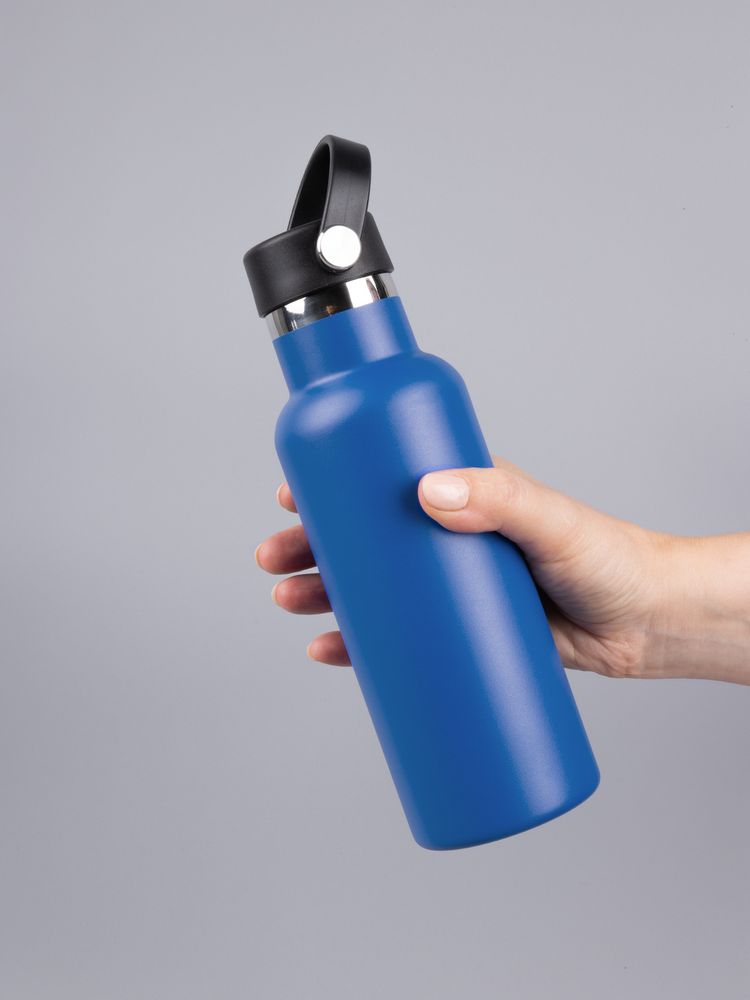 Термобутылка Bidon, синяя — изображение 10