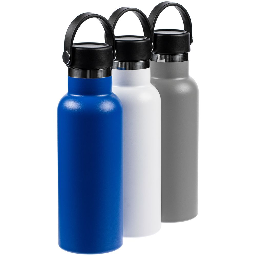 Термобутылка Bidon, синяя — изображение 8