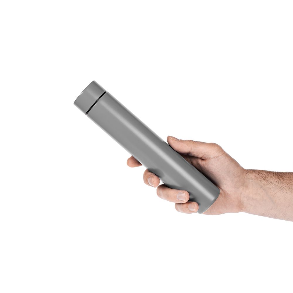 Термобутылка Metropolis, серая — изображение 4