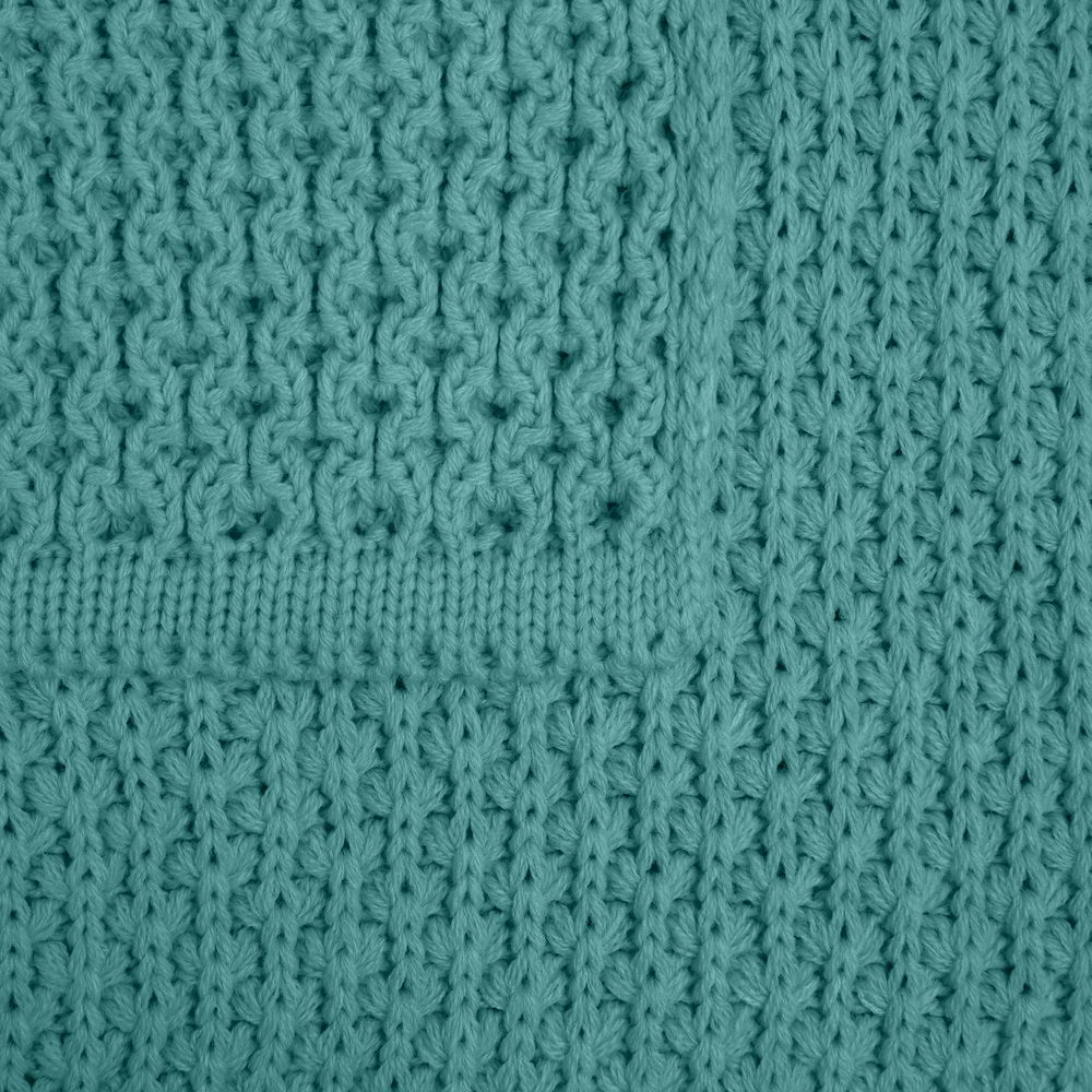 Плед Serenita, бирюзовый (тиффани) — изображение 3