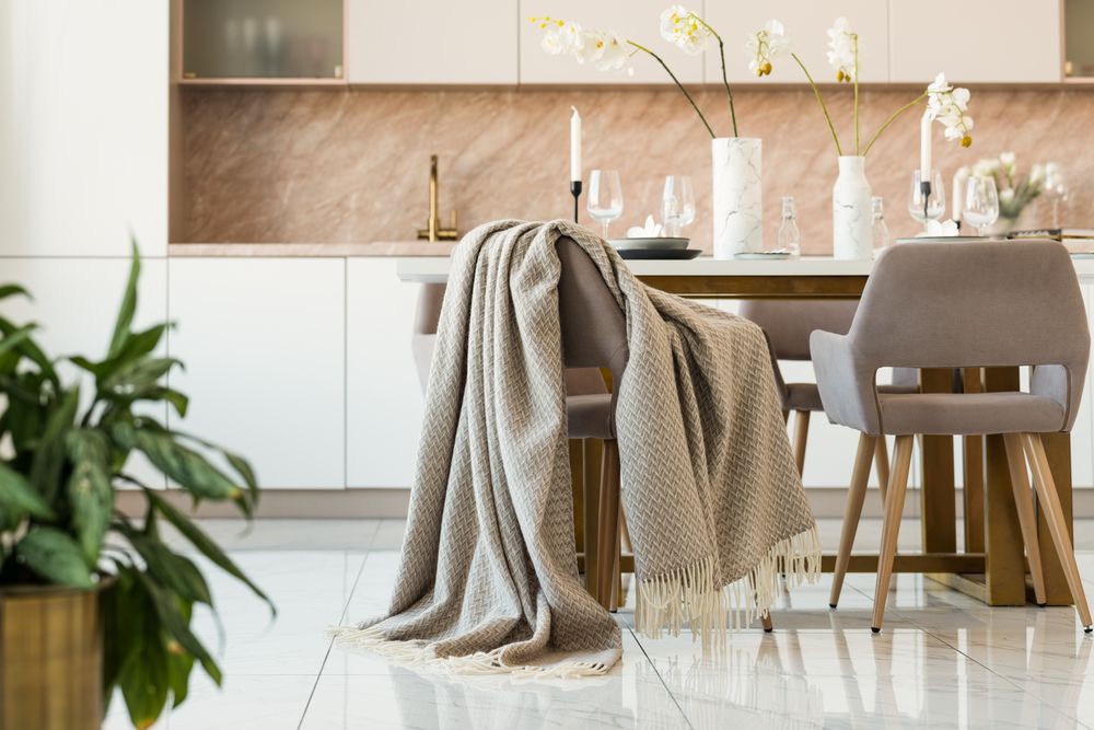 Плед «Селигер», песочный — изображение 6