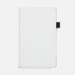 Ежедневник White Shall, недатированный, бело-черный