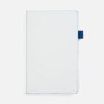 Ежедневник White Shall, недатированный, бело-синий