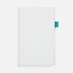 Ежедневник White Shall, недатированный, бело-бирюзовый