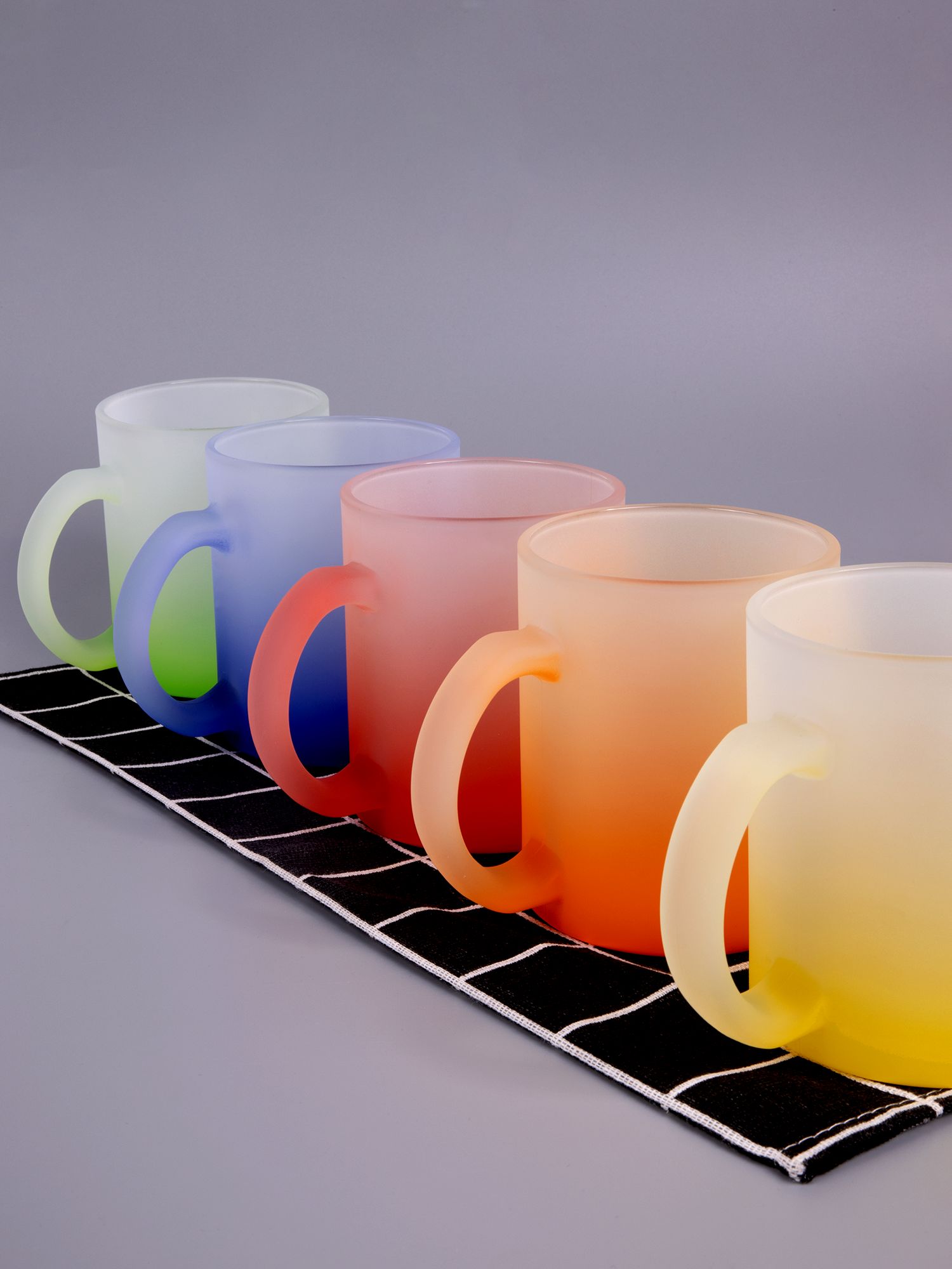 Кружка Grade Fade для сублимационной печати, матовая, желтая — изображение 5