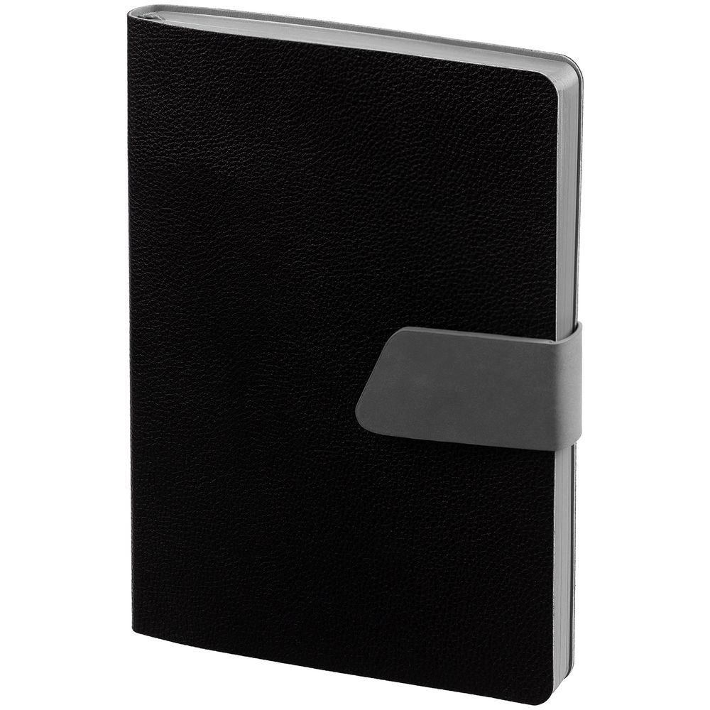 Ежедневник Boom, недатированный, черный с серым — изображение 4