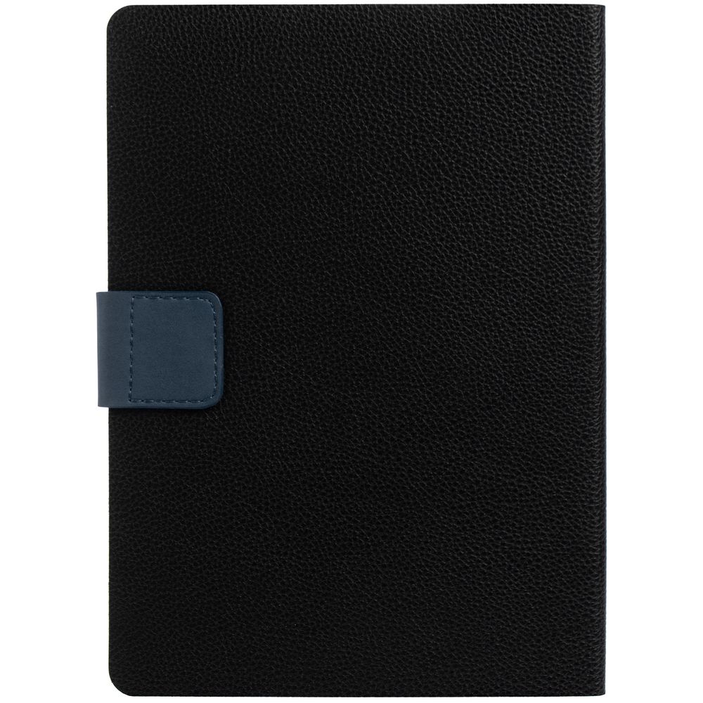 Ежедневник Boom, недатированный, черный с синим — изображение 3