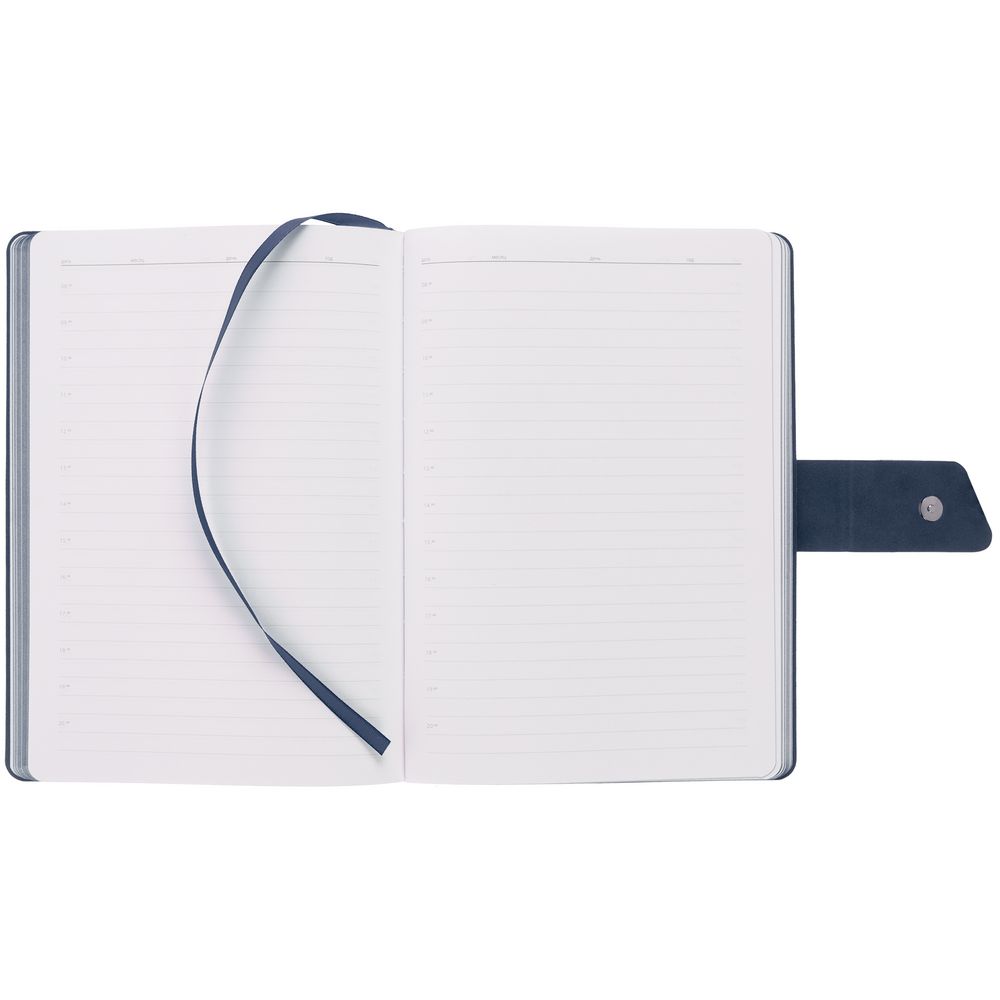 Ежедневник Boom, недатированный, черный с синим — изображение 8