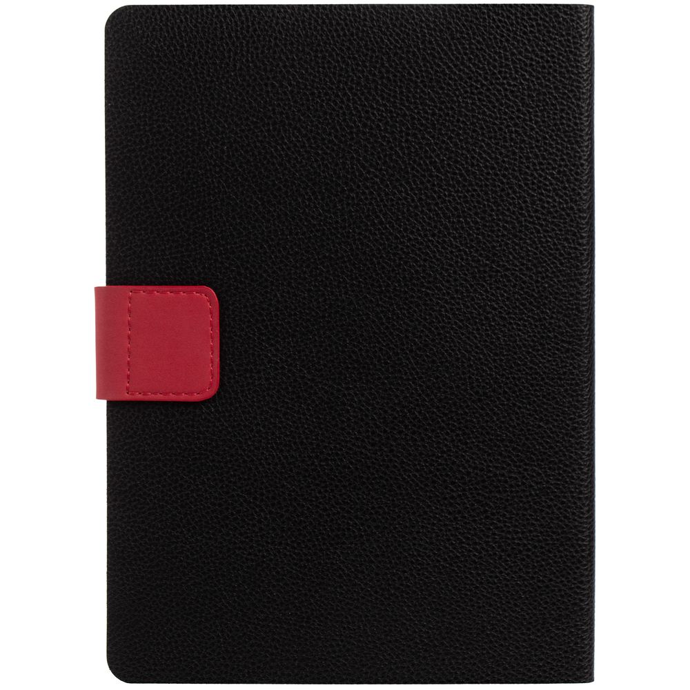 Ежедневник Boom, недатированный, черный с красным — изображение 3