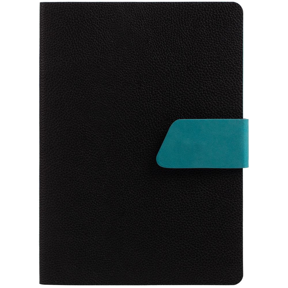 Ежедневник Boom, недатированный, черный с бирюзовым — изображение 2
