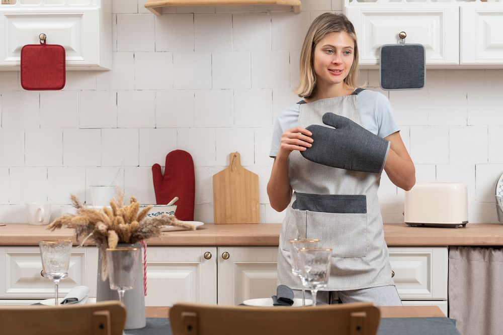 Прихватка Settle In, серая — изображение 6