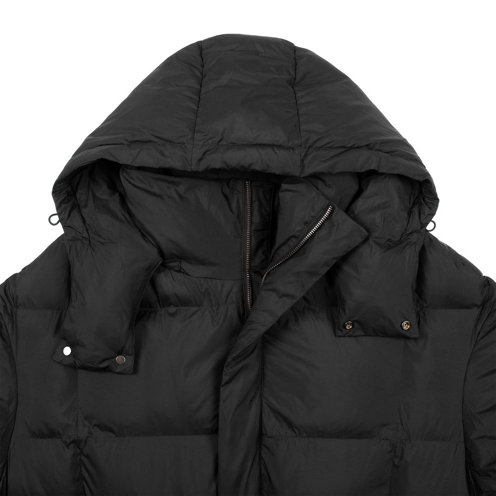 Пуховик унисекс Kapsula, черный — изображение 4