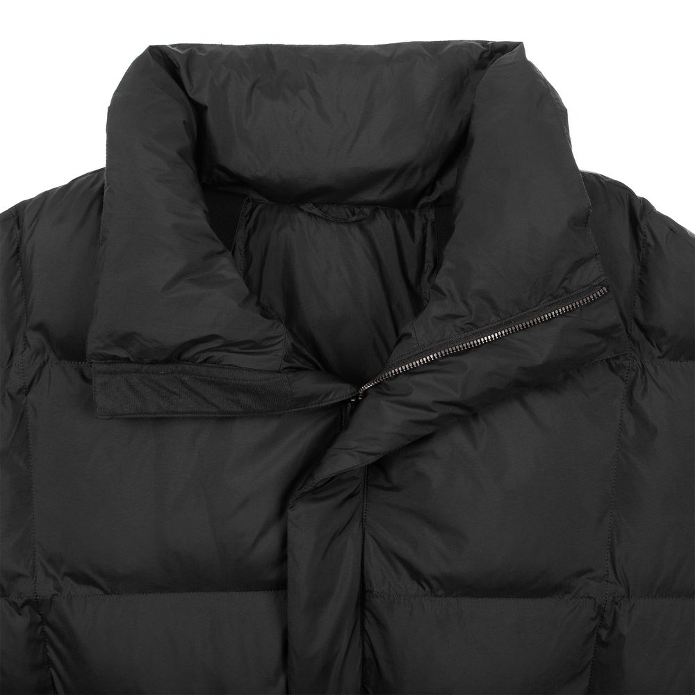 Пуховик унисекс Kapsula, черный — изображение 6