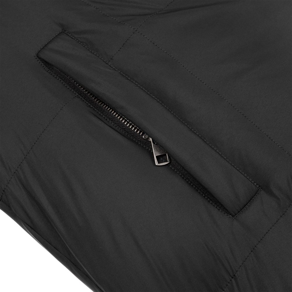 Пуховик унисекс Kapsula, черный — изображение 9