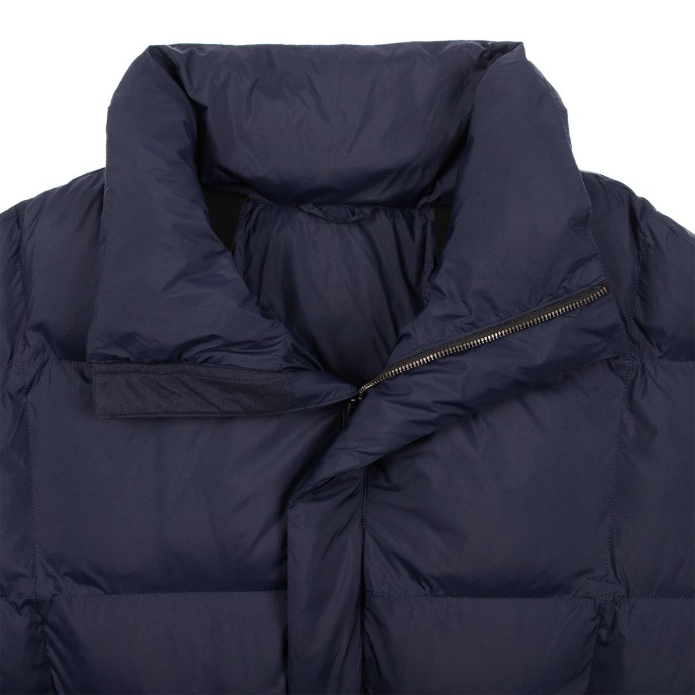 Пуховик унисекс Kapsula, темно-синий — изображение 6