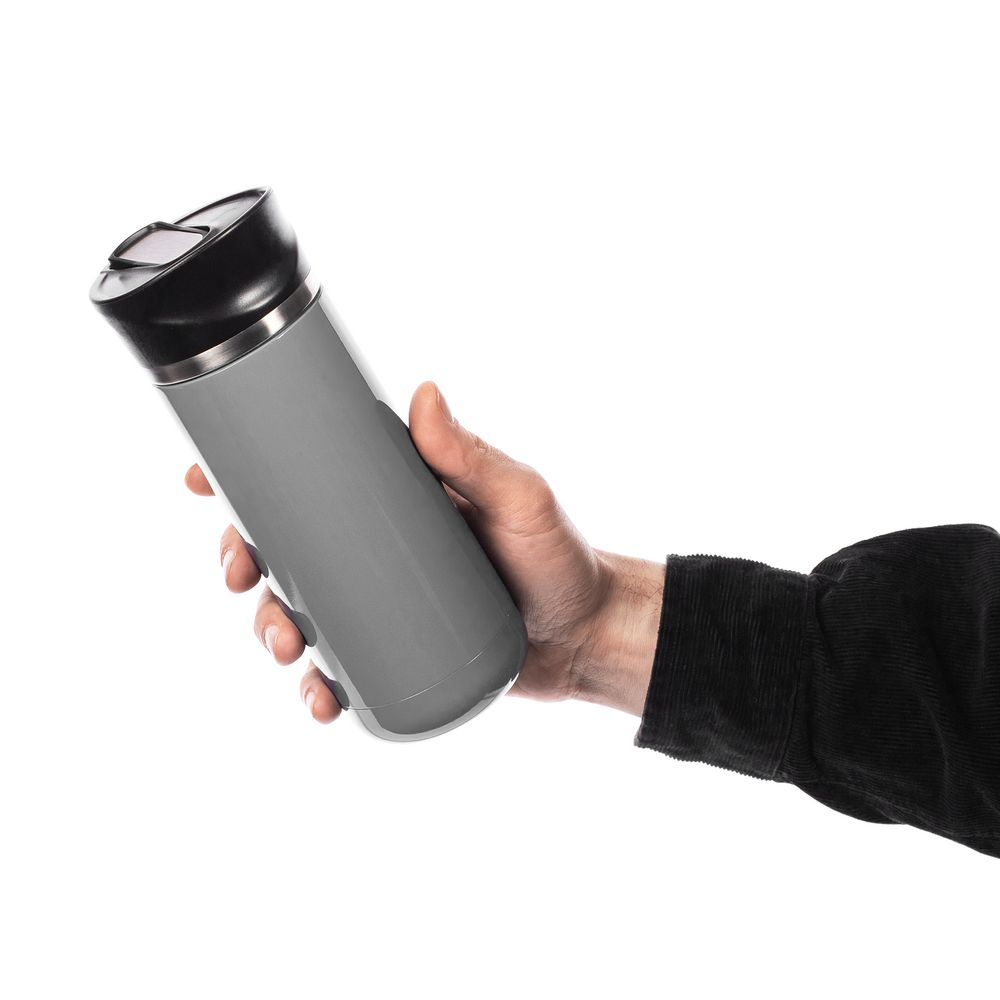 Термостакан Kilkee, серый — изображение 5