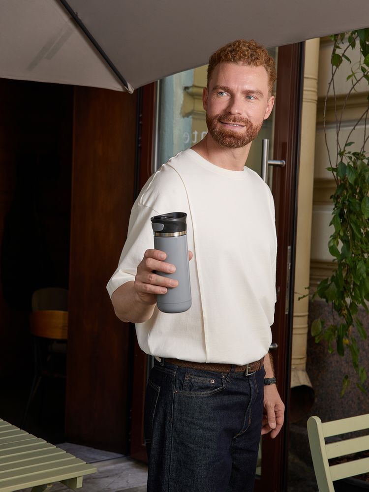 Термостакан Kilkee, серый — изображение 7