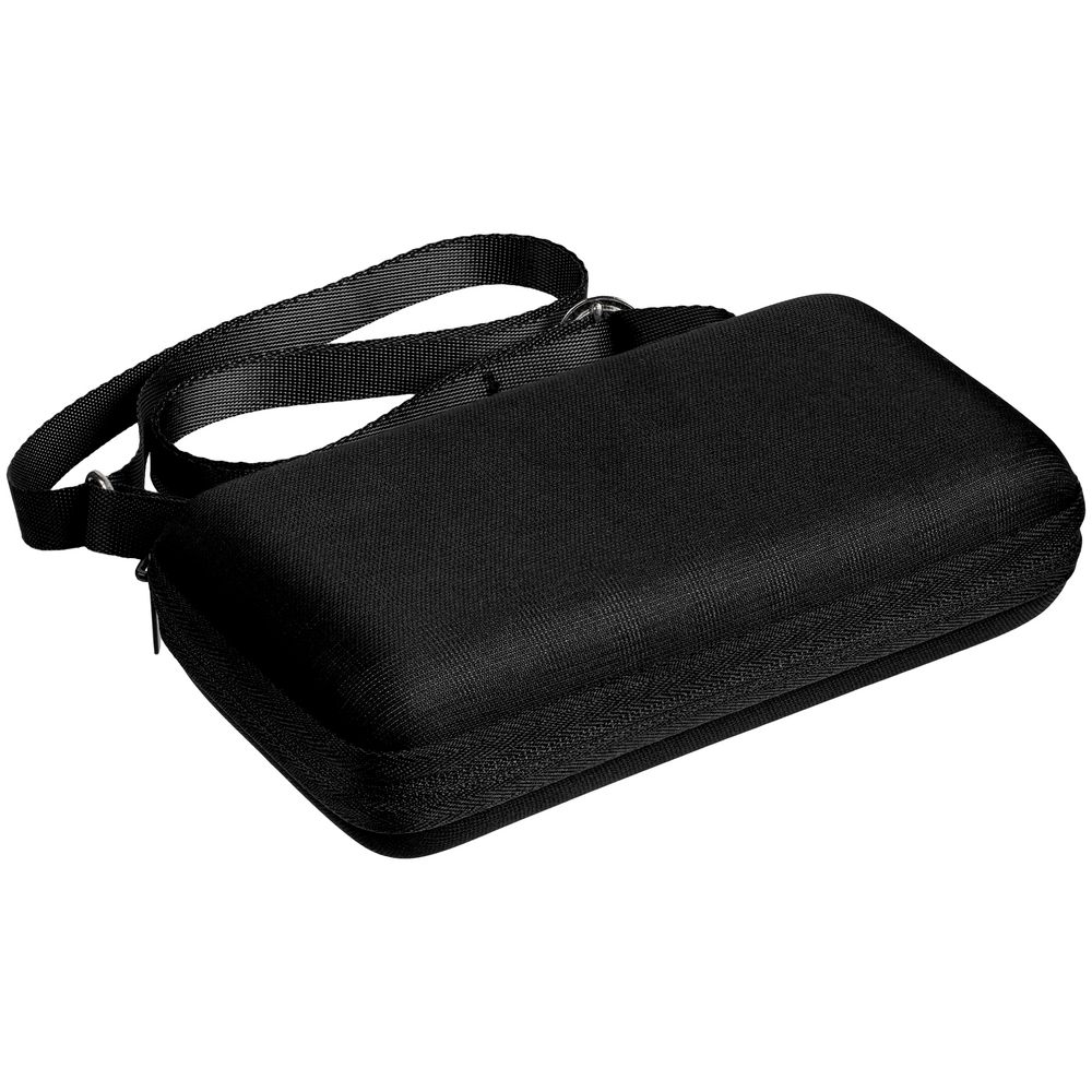 Зонт складной Color Action, в кейсе, черный — изображение 6