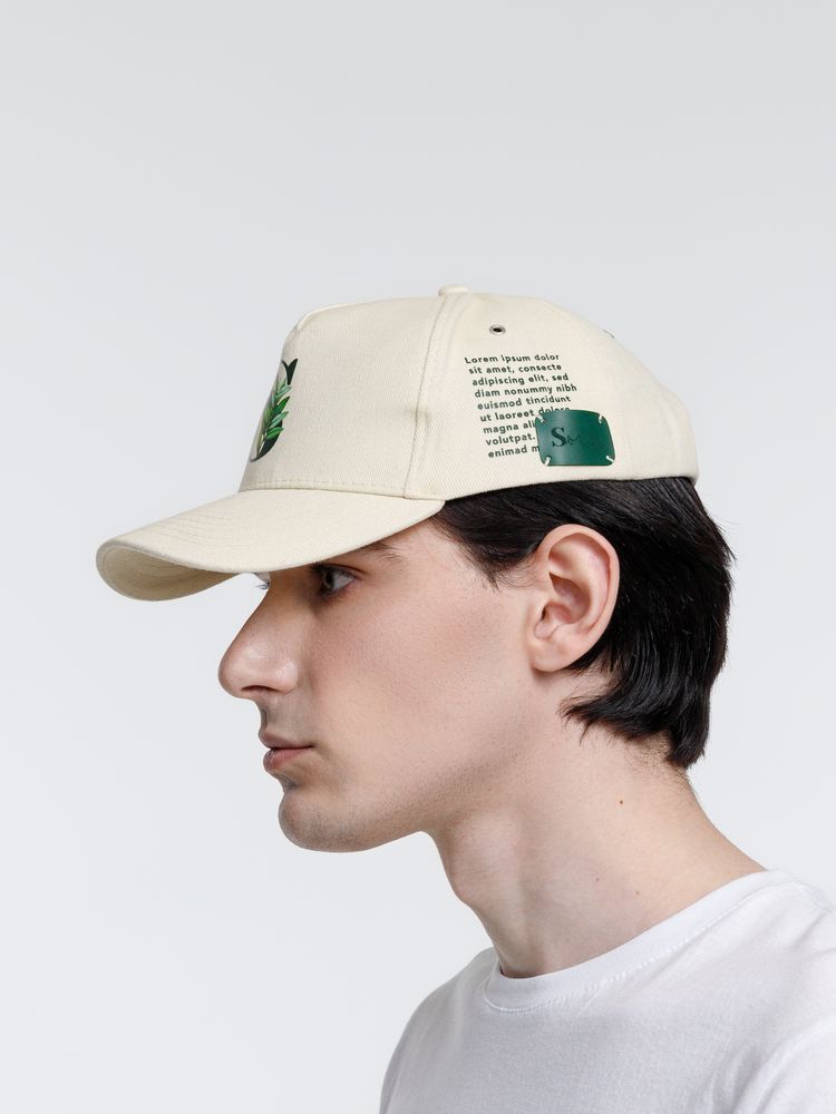 Бейсболка Standard, бежевая — изображение 11