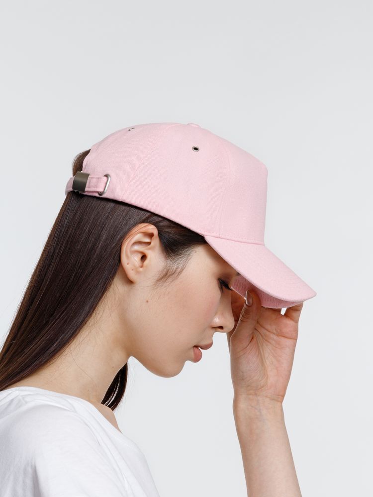 Бейсболка Standard, светло-розовая — изображение 6