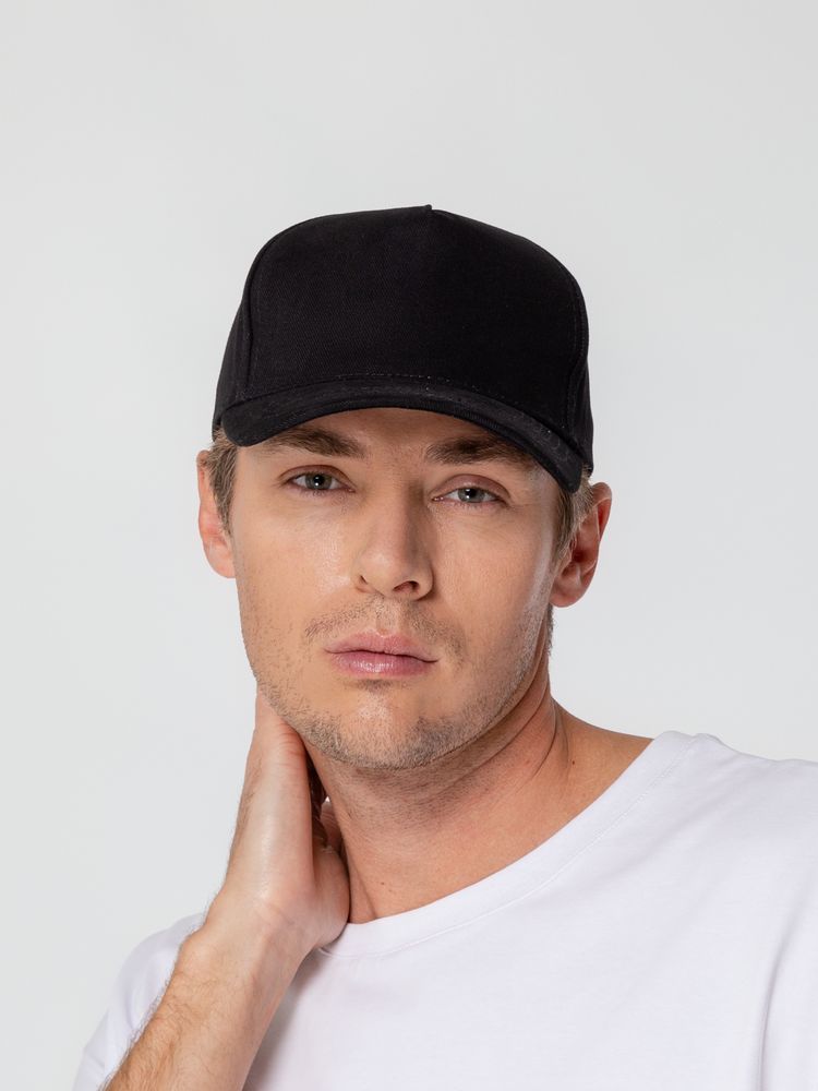 Бейсболка Standard, черная — изображение 4