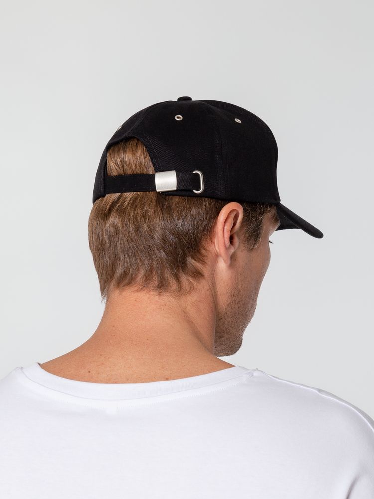 Бейсболка Standard, черная — изображение 6