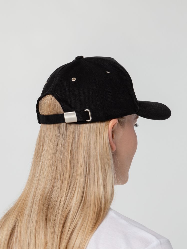 Бейсболка Standard, черная — изображение 8