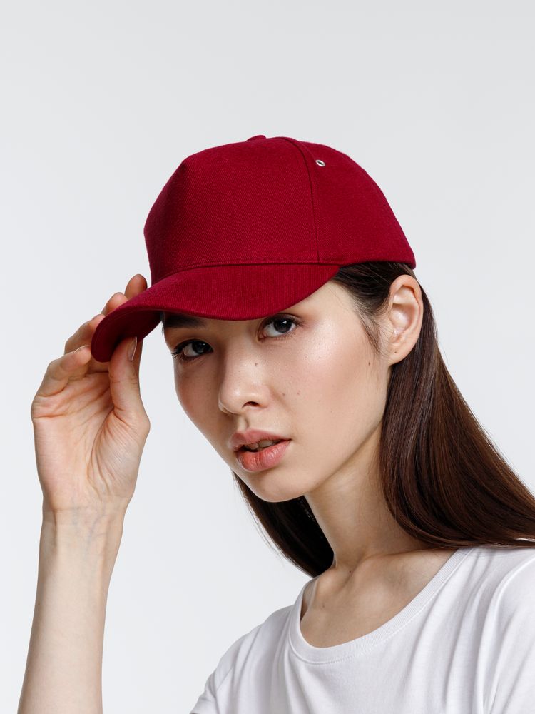 Бейсболка Standard, бордовая — изображение 4