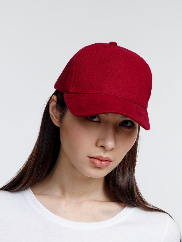 Бейсболка Standard, бордовая — изображение 5