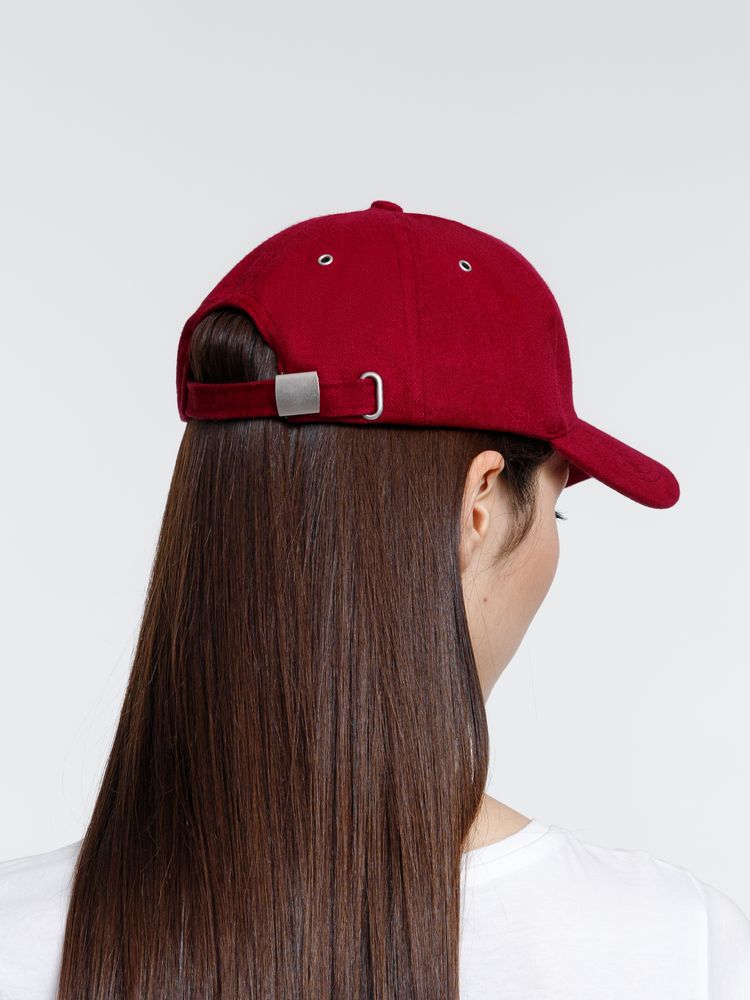 Бейсболка Standard, бордовая — изображение 7