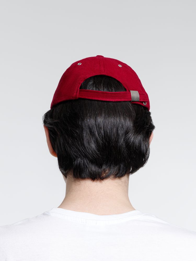 Бейсболка Standard, бордовая — изображение 10